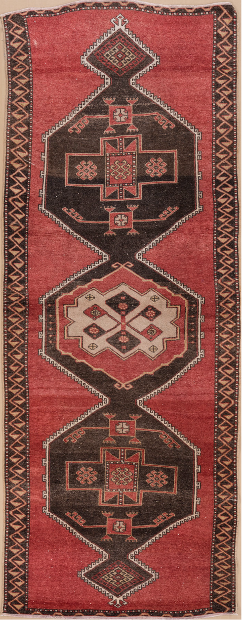 Vintage Oushak Runner Rug (4' x 11')